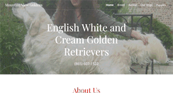 Desktop Screenshot of mtnviewgoldens.com
